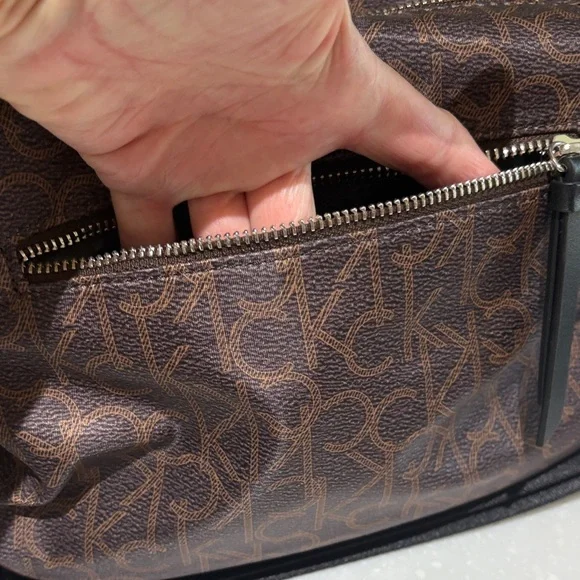 Calvin Klein Black and Brown Belt Bag - Picture 9 of 10